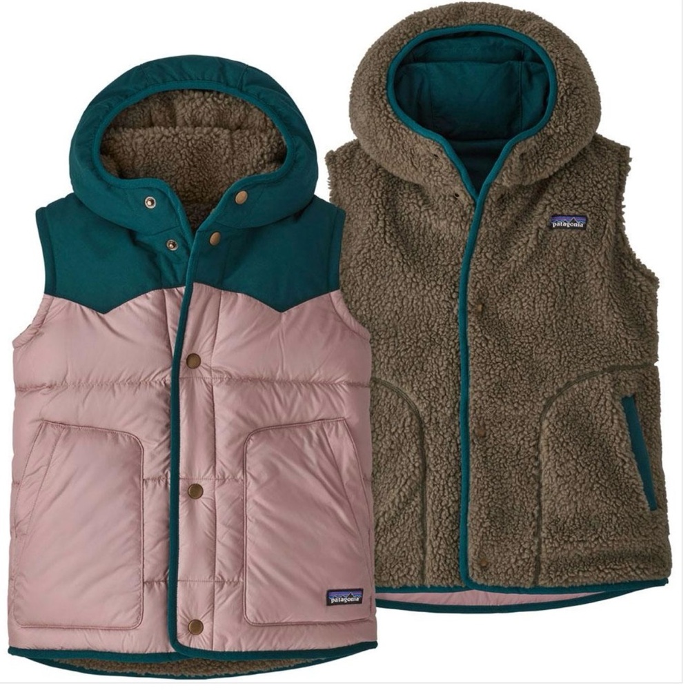 Patagonia Girls Reverisble Bivy Hoody Vest